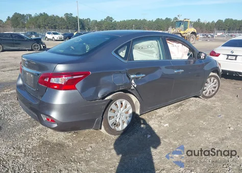 2019 Nissan Sentra S z USA, uszkodzony, nr VIN 3N1AB7AP5KY446353